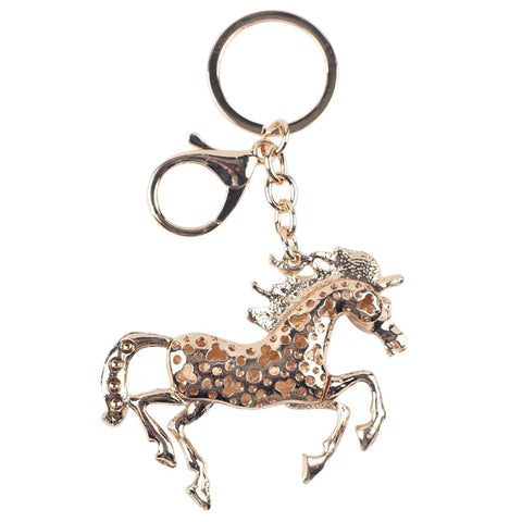 Enamel Alloy Horse Key Chain