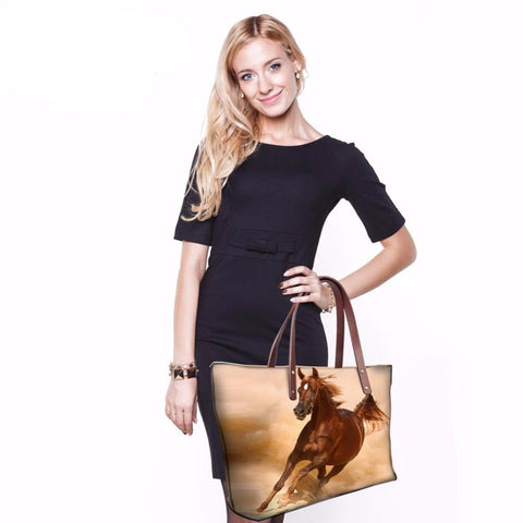 Stallion Print Tote Bag