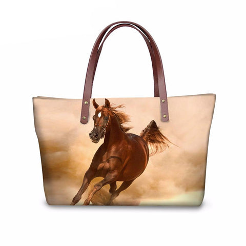 Stallion Print Tote Bag