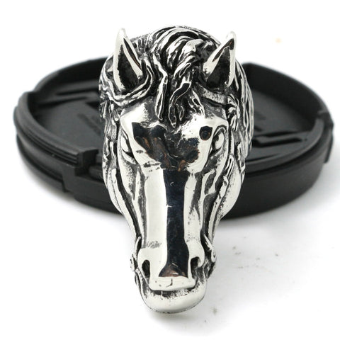 Stainless Steel Mustang Ring