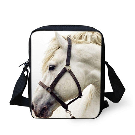 3D Horse Men Messenger Bag