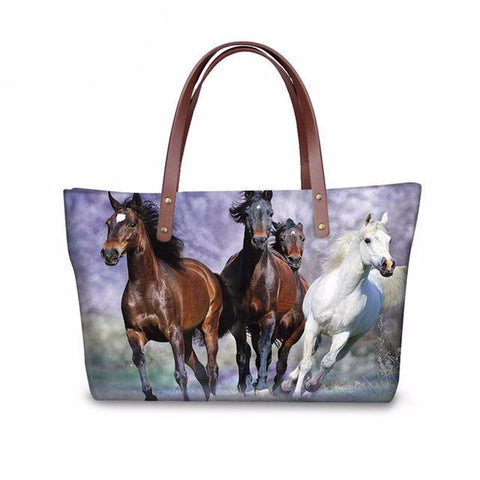 Stallion Print Tote Bag