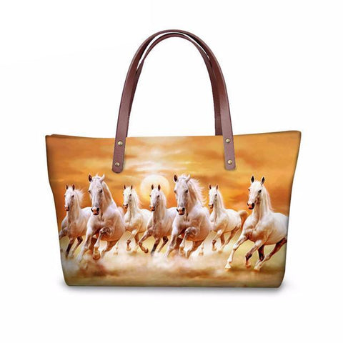 Stallion Print Tote Bag