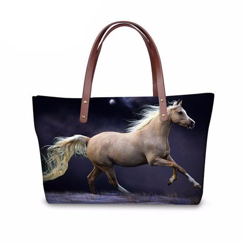 Stallion Print Tote Bag