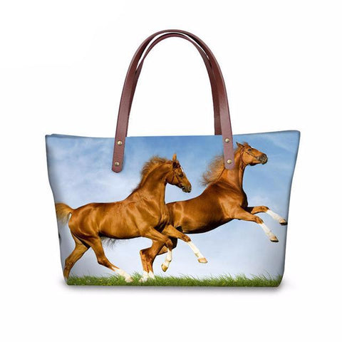 Stallion Print Tote Bag